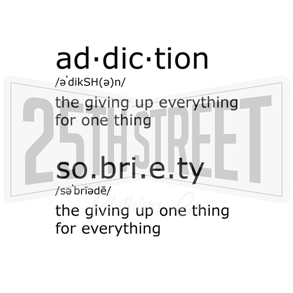 Ad.dic.tion & So.bri.e.ty