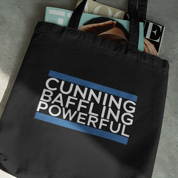 Cunning Baffling Powerful Tote Bag