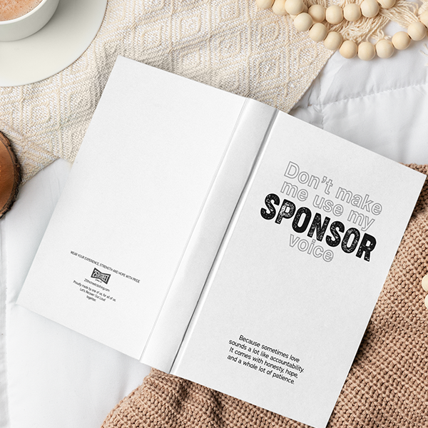 Don't Make Me Us My Sponsor Voice Merch