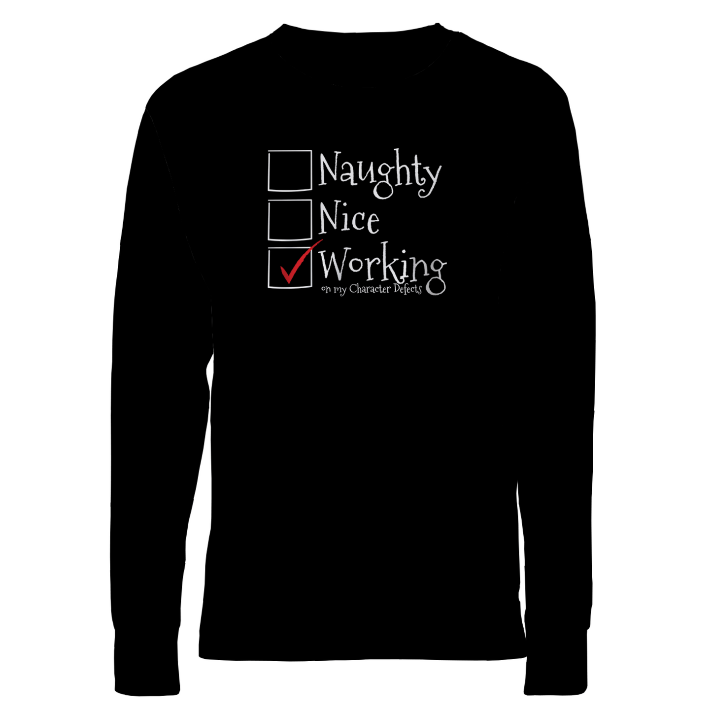Naughty Nice Working On My Character Defects