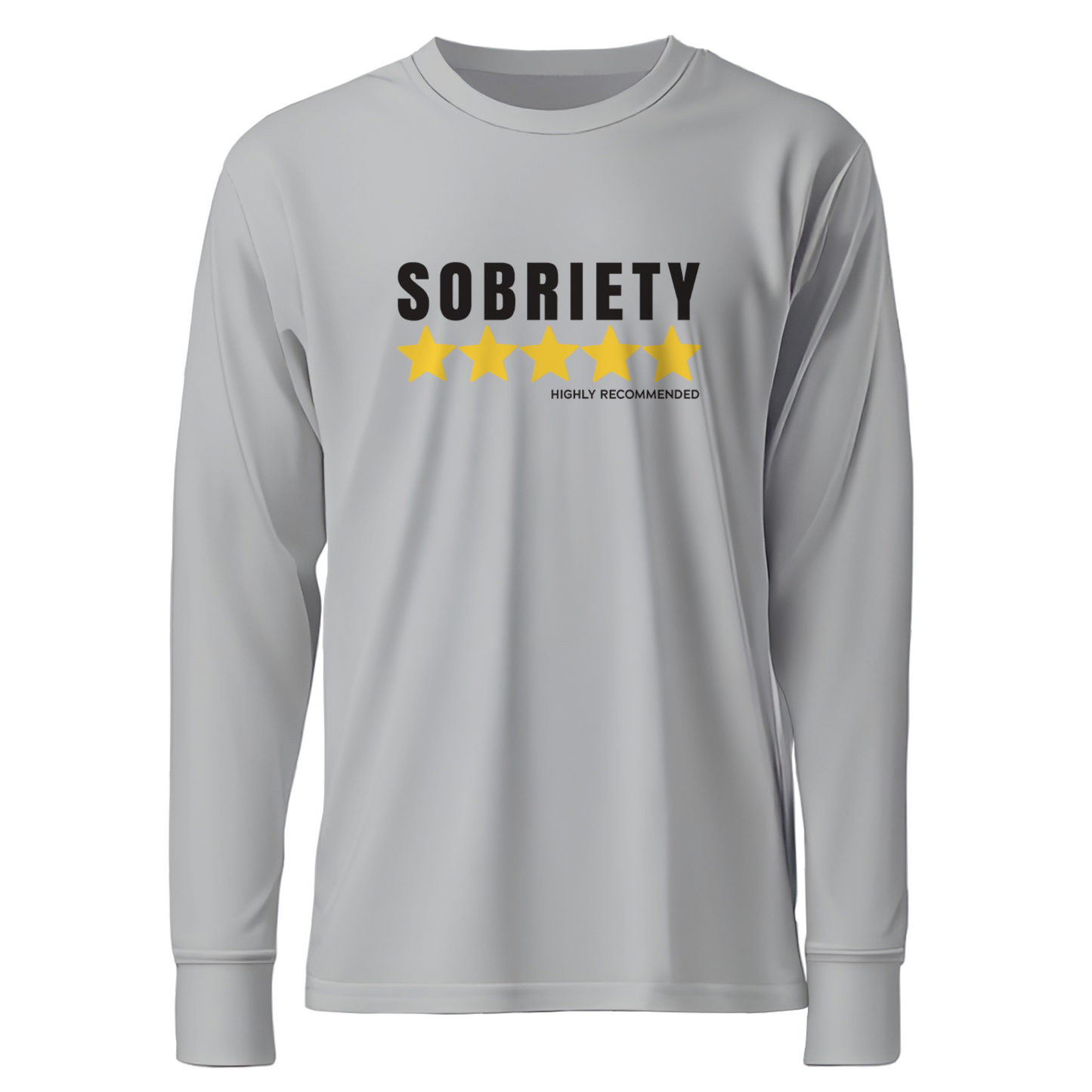 Sobriety 5 Stars Highly Recommended Apparel
