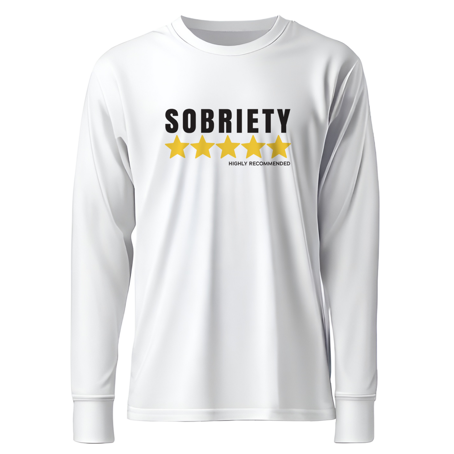 Sobriety 5 Stars Highly Recommended Apparel