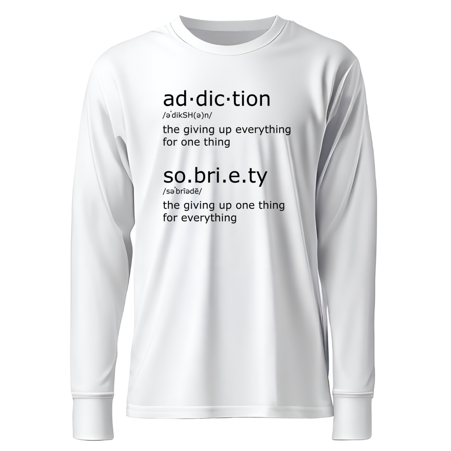 Ad.dic.tion & So.bri.e.ty Apparel