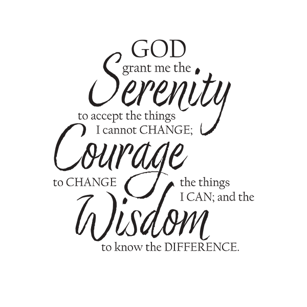 Serenity Prayer v3 Merch