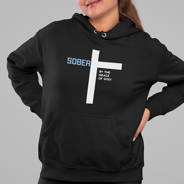 Sober By The Grace Of God Apparel