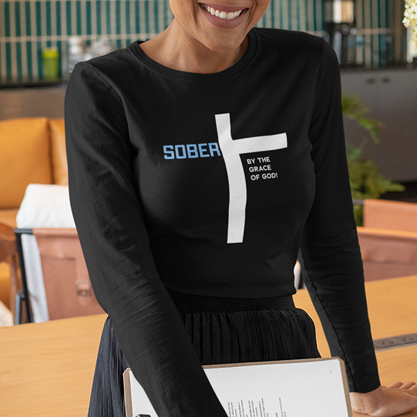 Sober By The Grace Of God Apparel