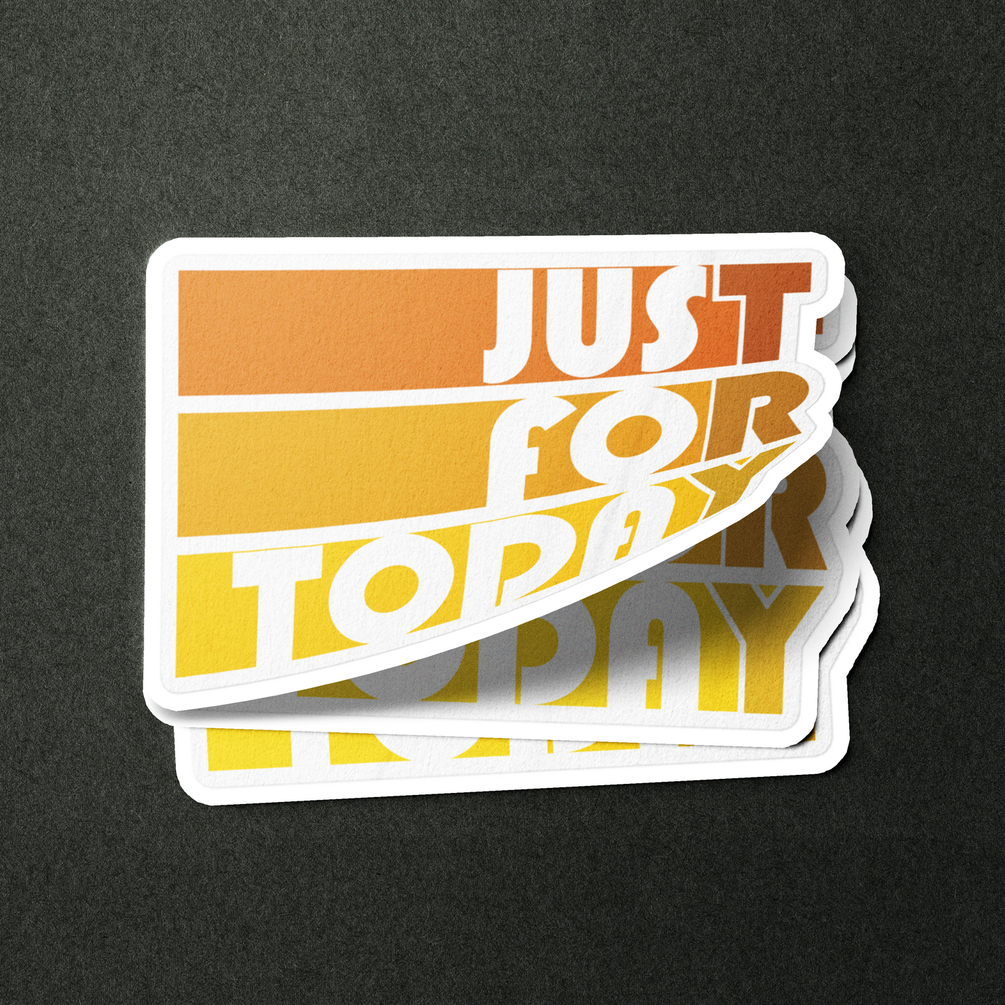 Just For Today (TRY) Retro - Sticker