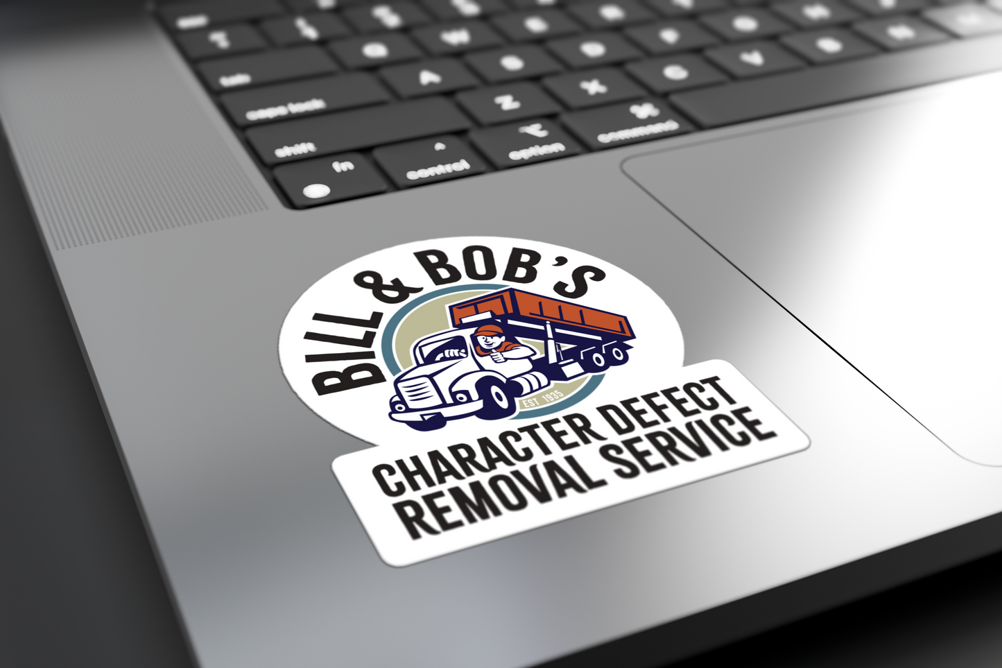 Bill & Bob's Character Defect Removal Service - Sticker