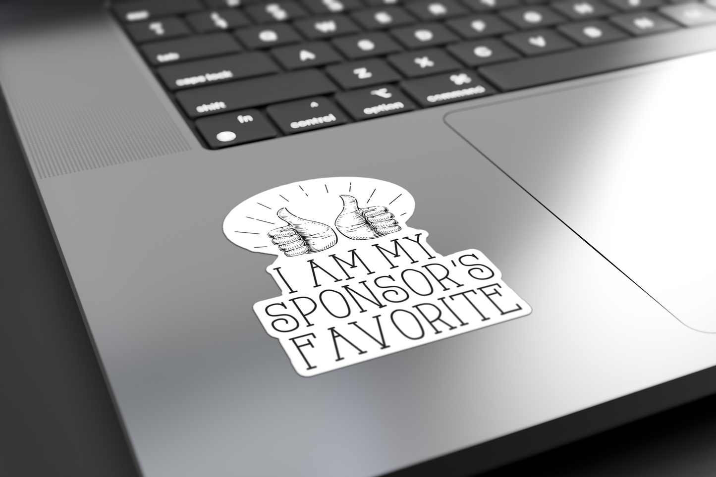 I Am My Sponsor's Favorite - Sticker