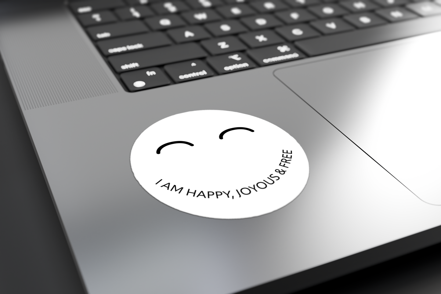 I Am Happy Joyous & Free - Sticker