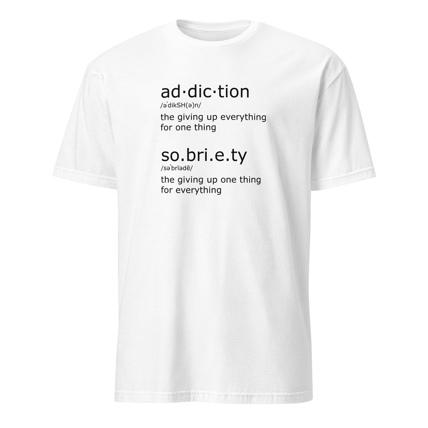 Ad.dic.tion & So.bri.e.ty Apparel
