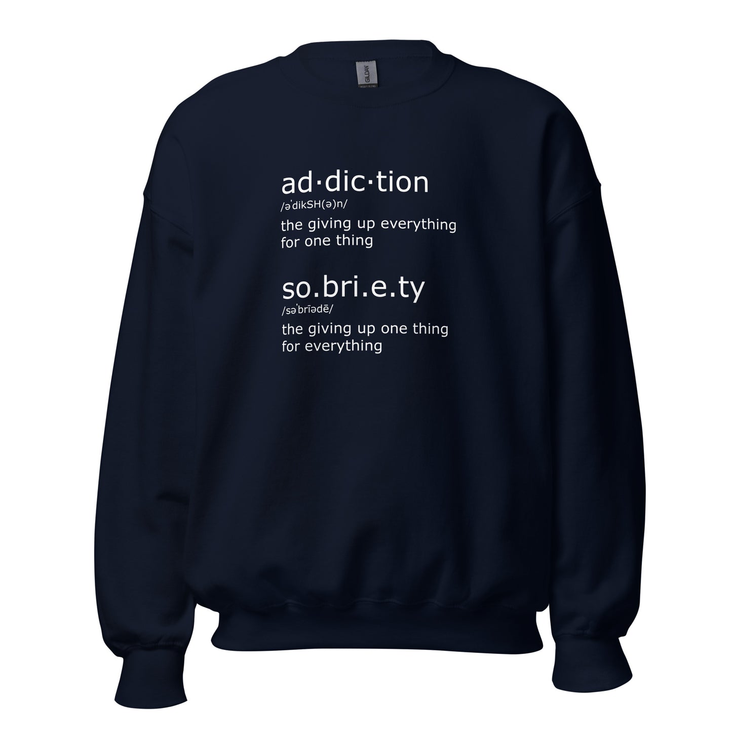 Ad.dic.tion & So.bri.e.ty Apparel