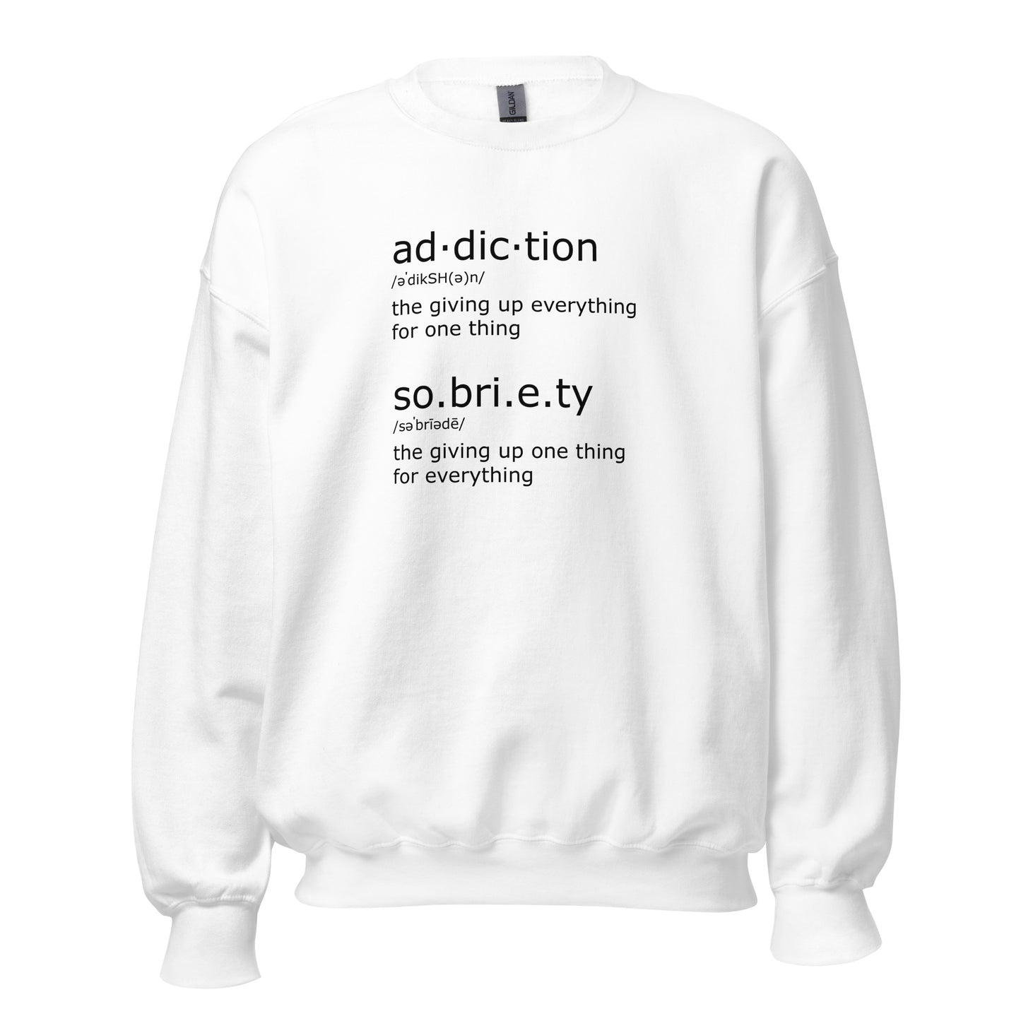 Ad.dic.tion & So.bri.e.ty Apparel