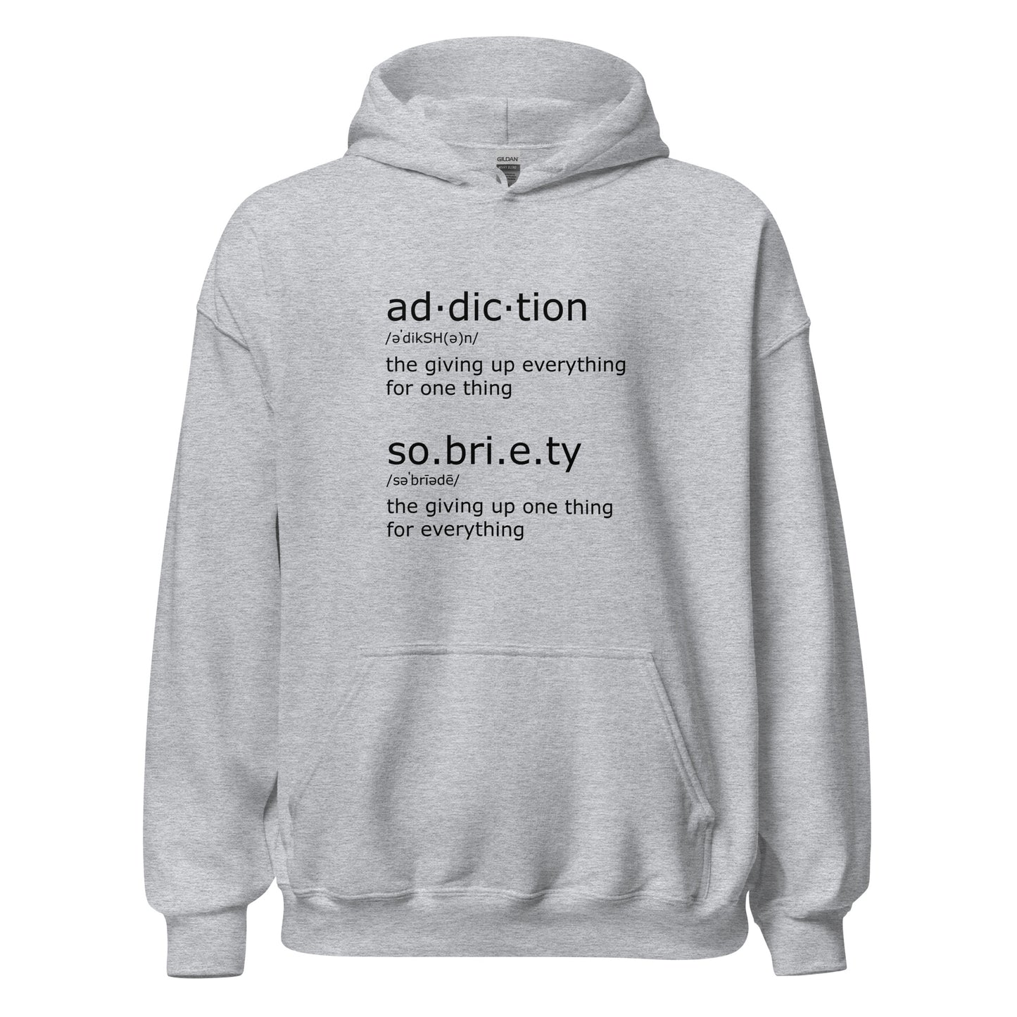 Ad.dic.tion & So.bri.e.ty Apparel