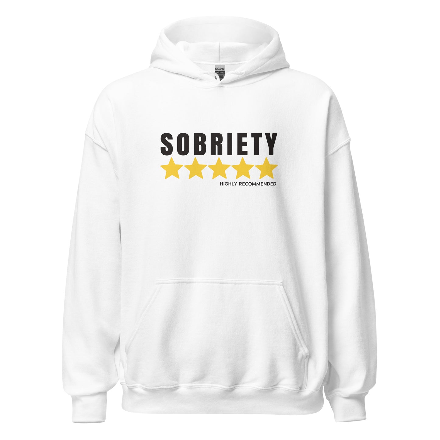 Sobriety 5 Stars Highly Recommended Apparel