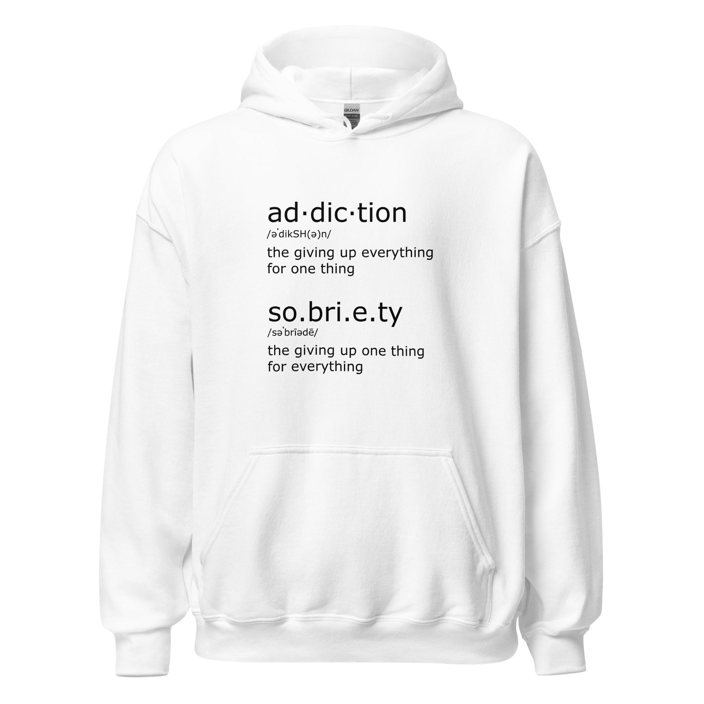 Ad.dic.tion & So.bri.e.ty Apparel