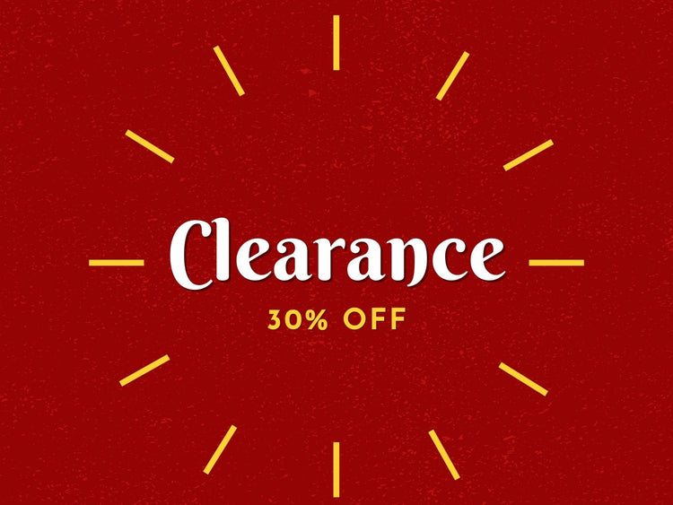 Clearance 30% Off