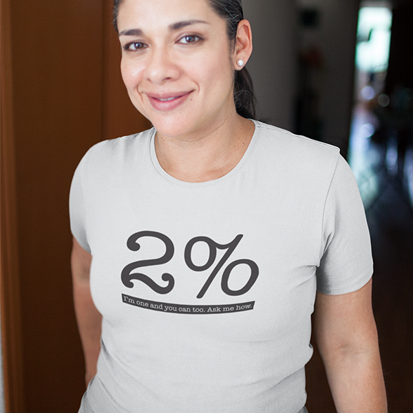 2% I'm One And You Can Too. Ask Me How