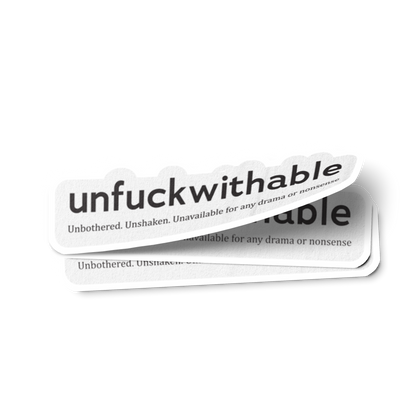 unfuckwithable Merch