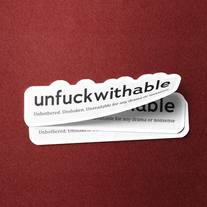 unfuckwithable Merch