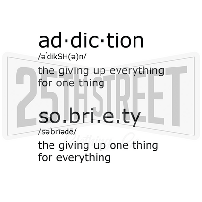 Ad.dic.tion & So.bri.e.ty
