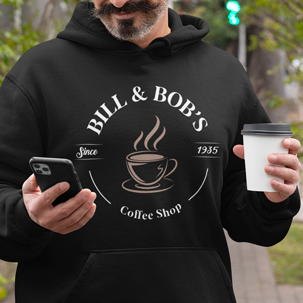 Bill & Bob's Coffee Shop Since 1935 Apparel