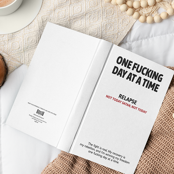 One Fucking Day At A Time - Relapse Not Today Satan Not Today Merch