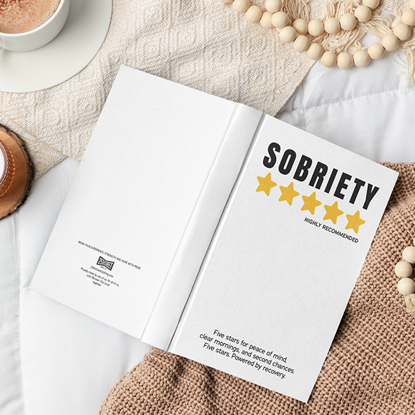 Sobriety 5 Stars Highly Recommended Merch