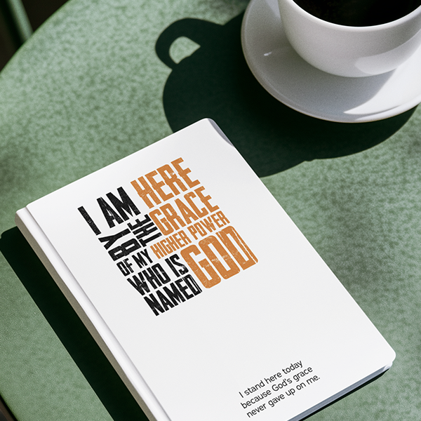 I Am Here By The Grace Of My Higher Power Who's Name Is God Merch