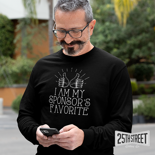 I Am My Sponsor's Favorite Long-sleeve