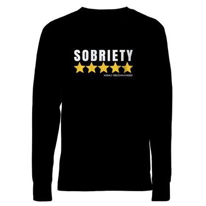 Sobriety 5 Stars Highly Recommended Apparel