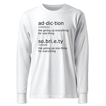 Ad.dic.tion & So.bri.e.ty Apparel