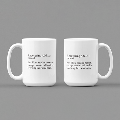 Recovering Addict {Noun} Merch