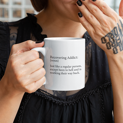 Recovering Addict {Noun} Merch