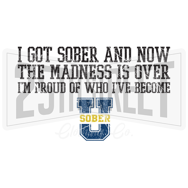 Sober University - I Got Sober And Now The Madness Is Over