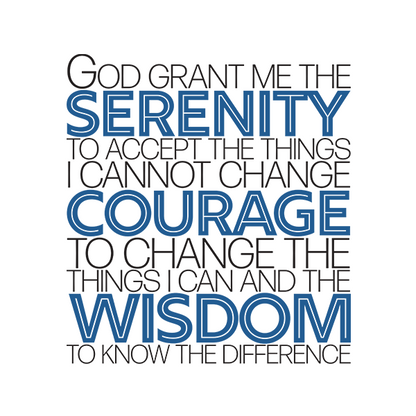Serenity Prayer Apparel