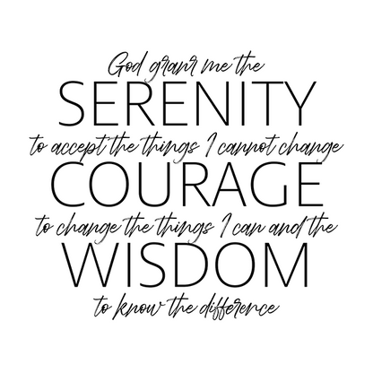 Serenity Prayer v2 Apparel