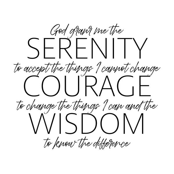 Serenity Prayer v2 Apparel