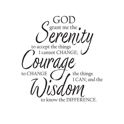 Serenity Prayer v3 Apparel
