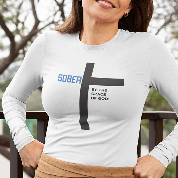 Sober By The Grace Of God Apparel