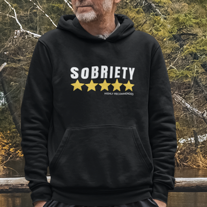 Sobriety 5 Stars Highly Recommended Apparel