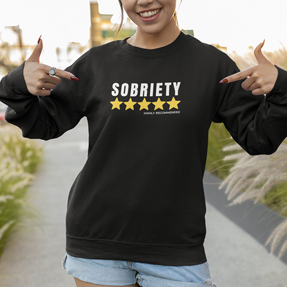 Sobriety 5 Stars Highly Recommended Apparel