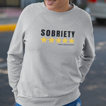 Sobriety 5 Stars Highly Recommended Apparel