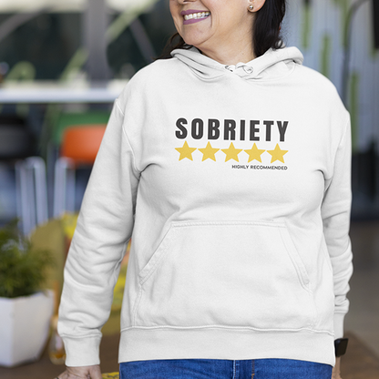 Sobriety 5 Stars Highly Recommended Apparel