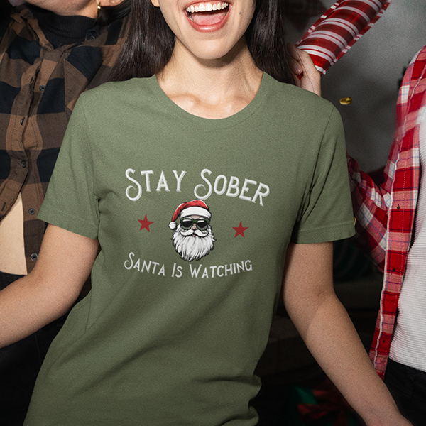 Stay Sober Santa Is Watching