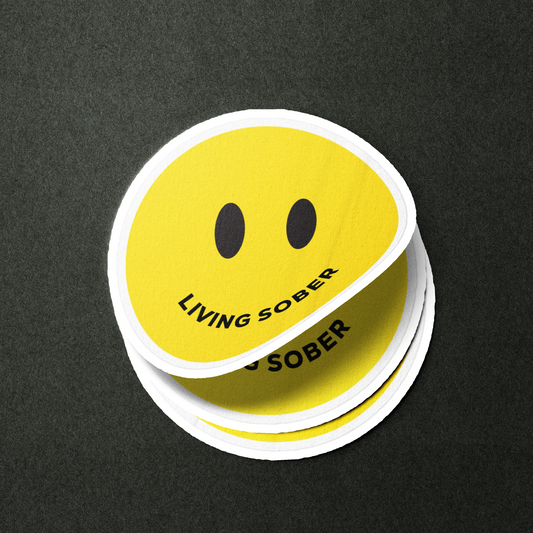 Happy Face Living Sober - Living Sober