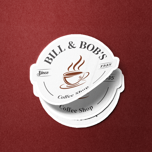 Bill & Bob's Coffee Shop Since 1935 - Sticker