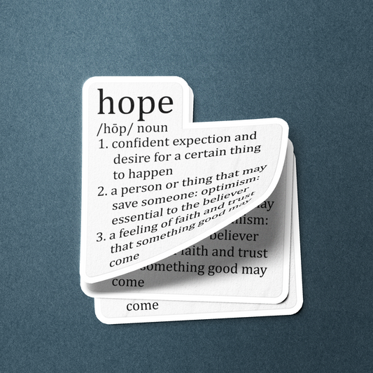 Hope Definition - Sticker