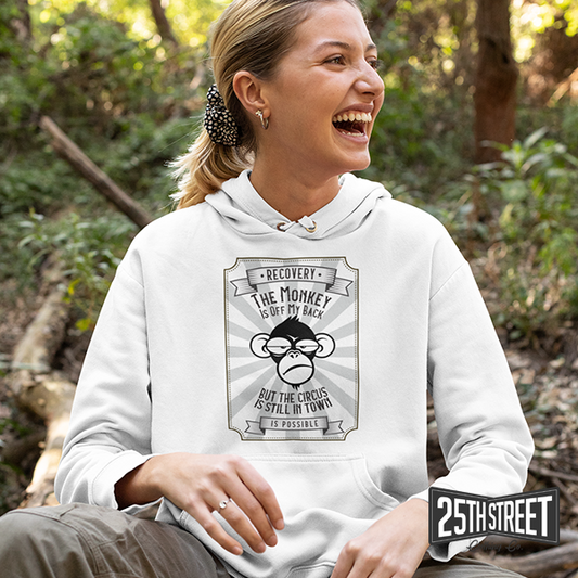 The Monkey Is Off My Back Hoodie