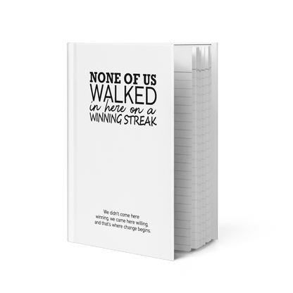 None Of Us Walked In Here On A Winning Streak Merch